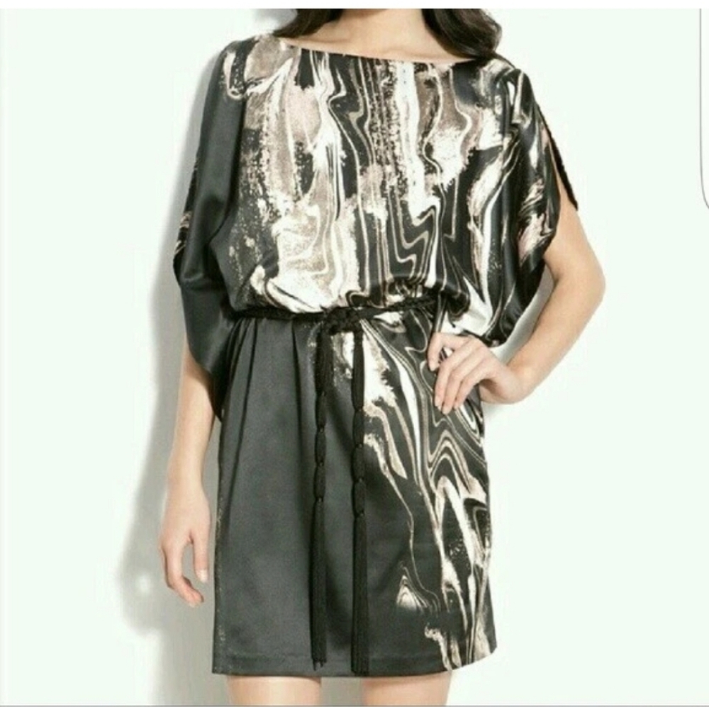 Jessica Simpson Elegant Batwing Black Women's Dress Nwt Size 10